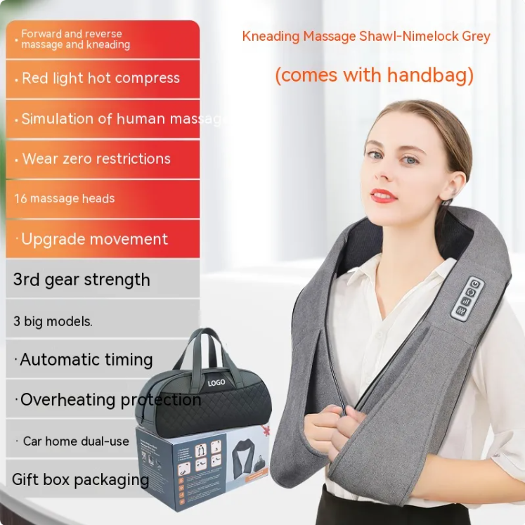 Zenvora™ HeatRelief Neck & Shoulder Massager