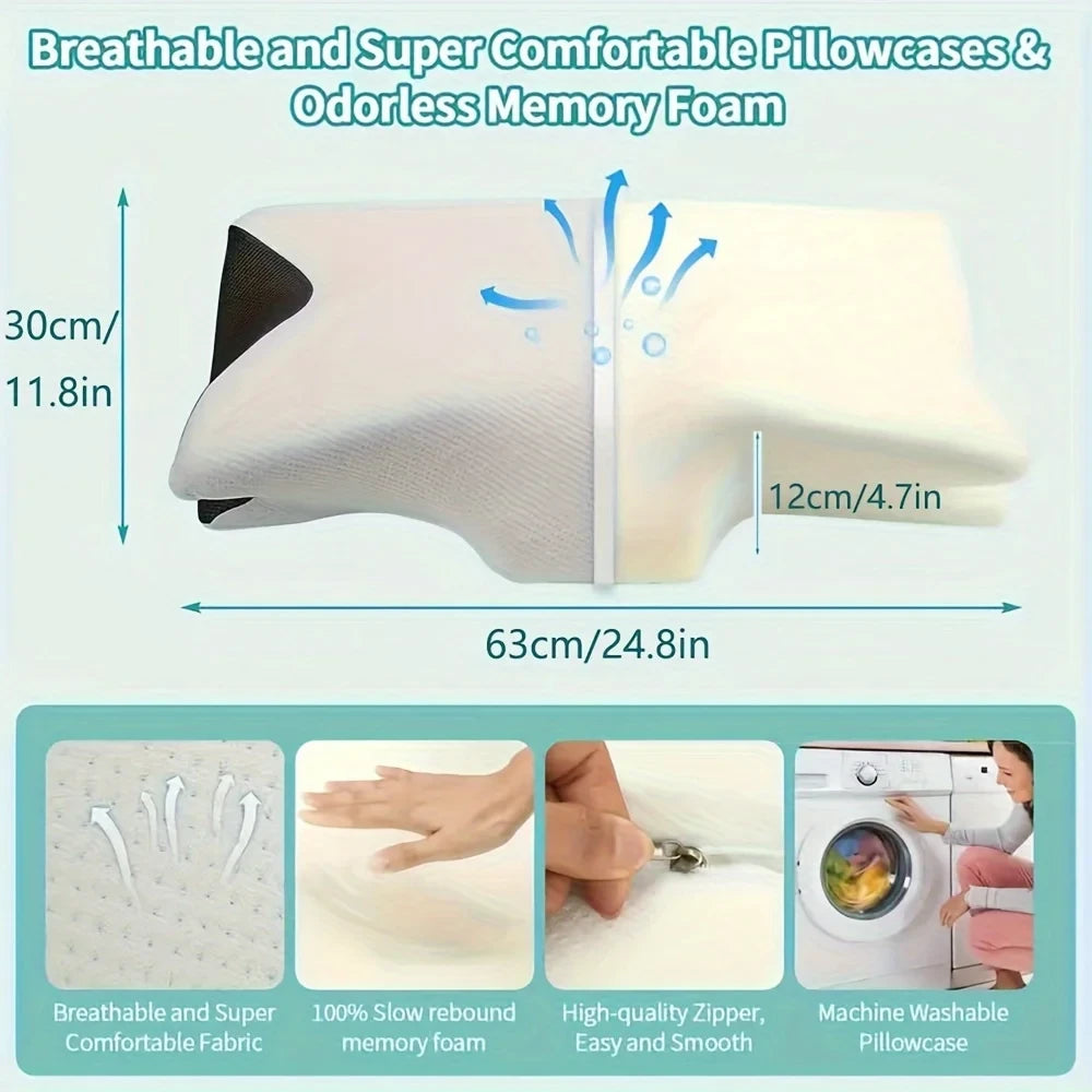 Ergonomic Cotton Snack Pillow