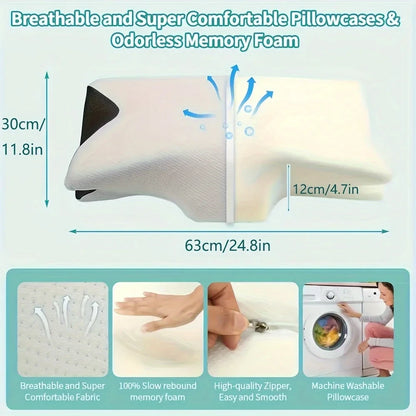 Ergonomic Cotton Snack Pillow