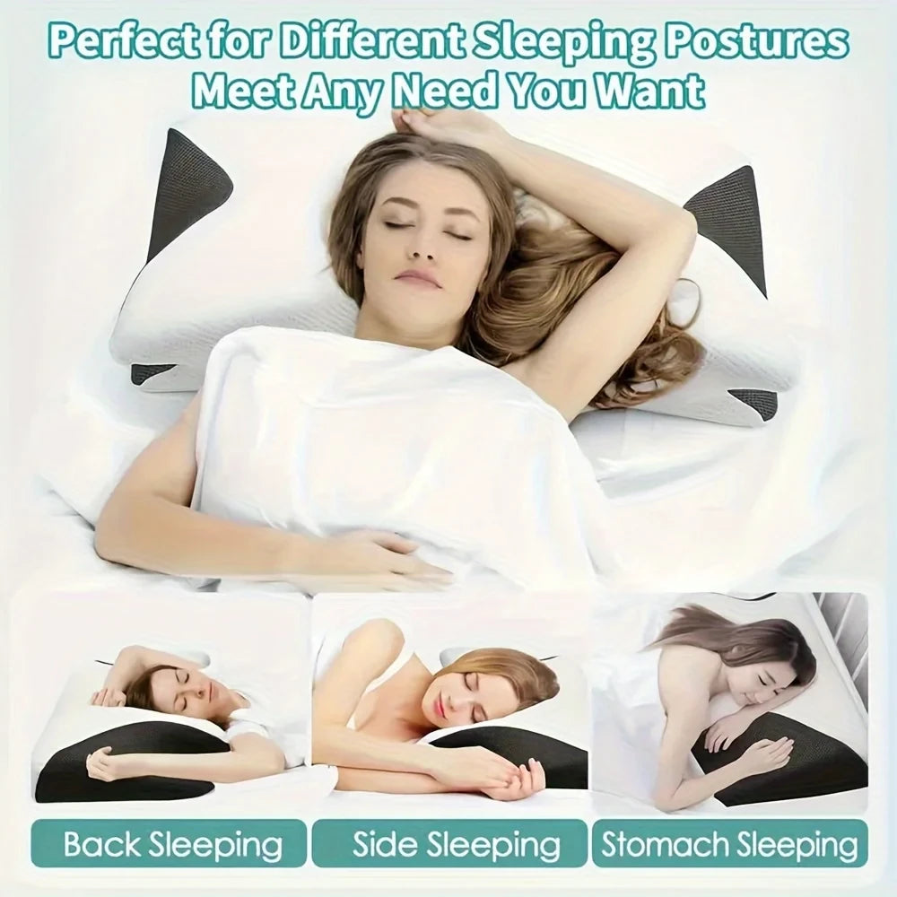 Ergonomic Cotton Snack Pillow