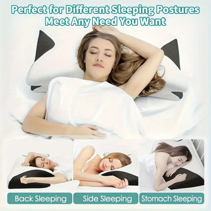 Ergonomic Cotton Snack Pillow