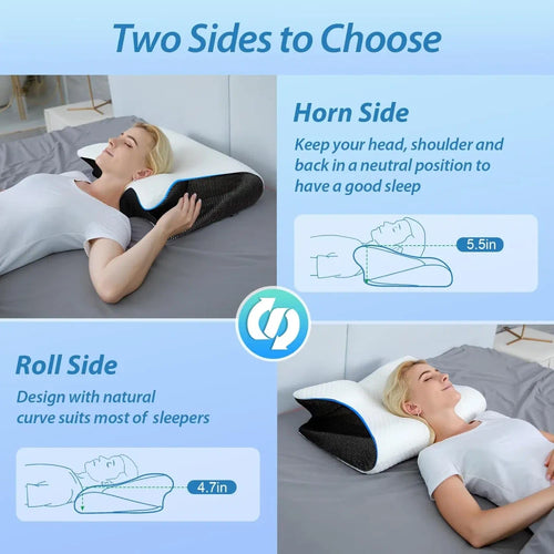 Ergonomic Cotton Snack Pillow