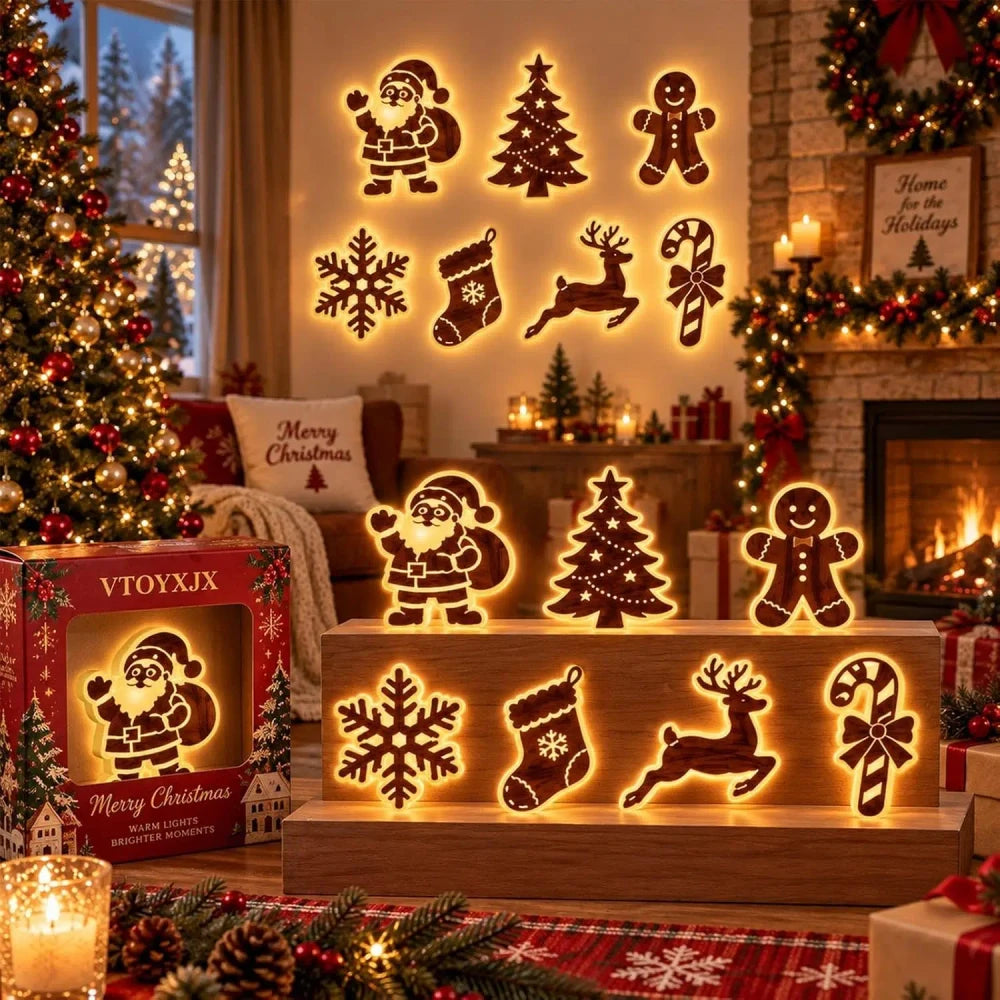 LED Glowing Reindeer Wall Sticker
