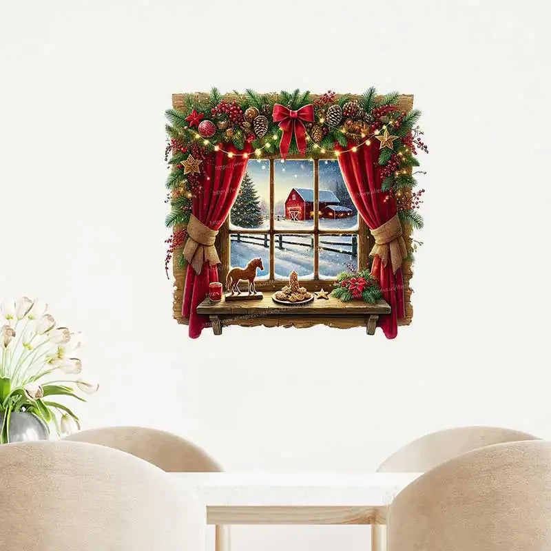 Christmas Kitchen Cabinet Wall Sticker