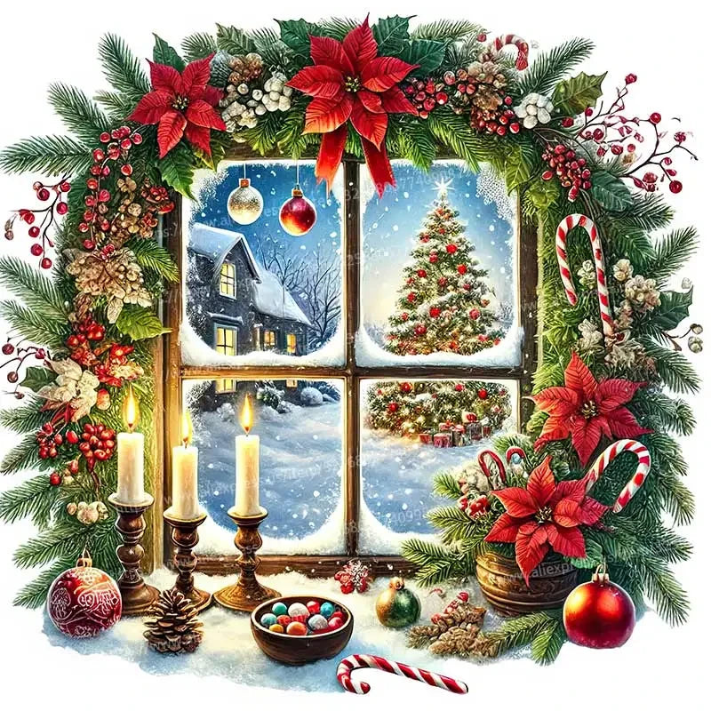 Christmas Kitchen Cabinet Wall Sticker