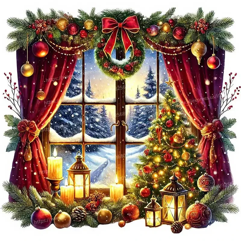 Christmas Kitchen Cabinet Wall Sticker