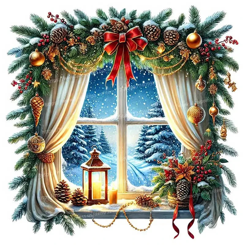 Christmas Kitchen Cabinet Wall Sticker