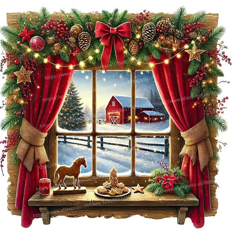 Christmas Kitchen Cabinet Wall Sticker