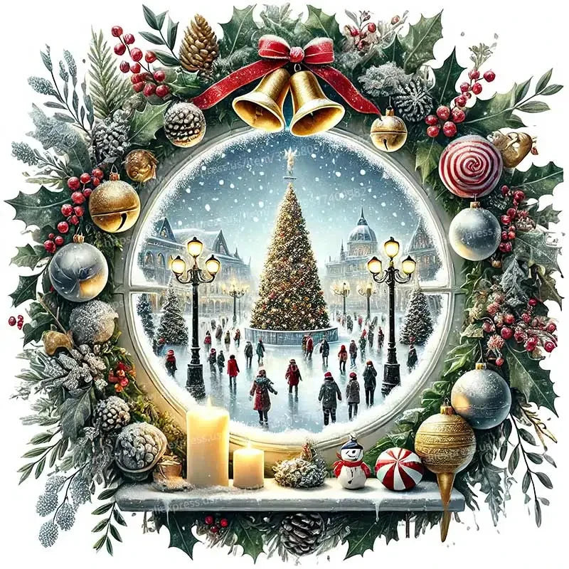 Christmas Kitchen Cabinet Wall Sticker