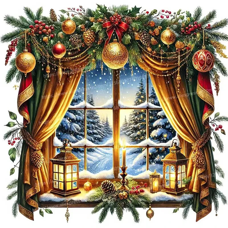 Christmas Kitchen Cabinet Wall Sticker
