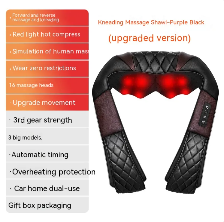 Zenvora™ HeatRelief Neck & Shoulder Massager