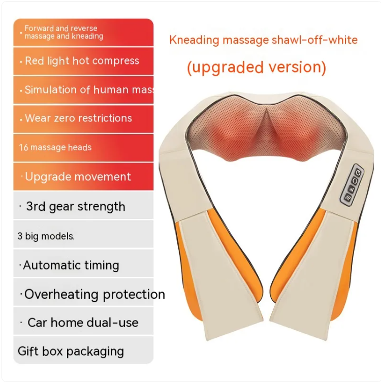 Zenvora™ HeatRelief Neck & Shoulder Massager