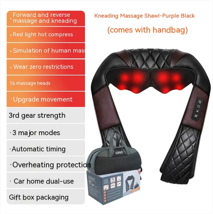 Zenvora™ HeatRelief Neck & Shoulder Massager