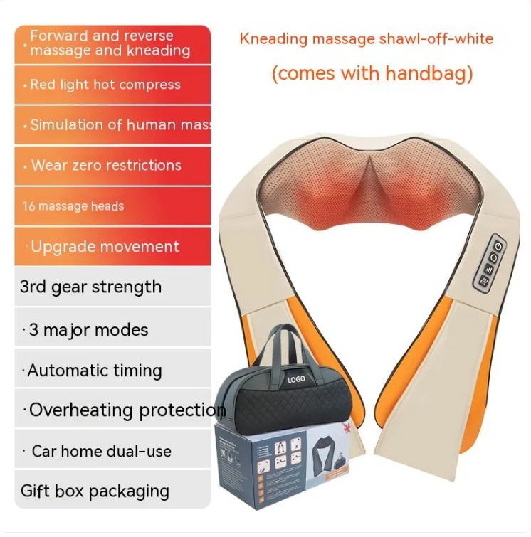 Zenvora™ HeatRelief Neck & Shoulder Massager