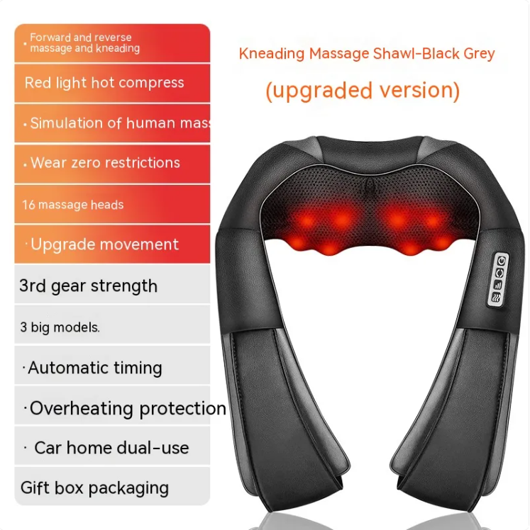 Zenvora™ HeatRelief Neck & Shoulder Massager