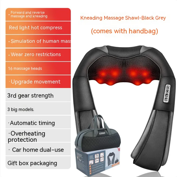 Zenvora™ HeatRelief Neck & Shoulder Massager