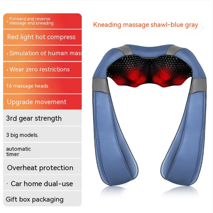 Zenvora™ HeatRelief Neck & Shoulder Massager