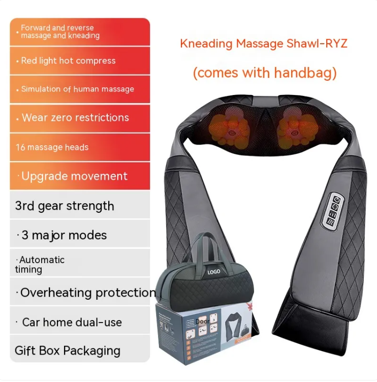 Zenvora™ HeatRelief Neck & Shoulder Massager