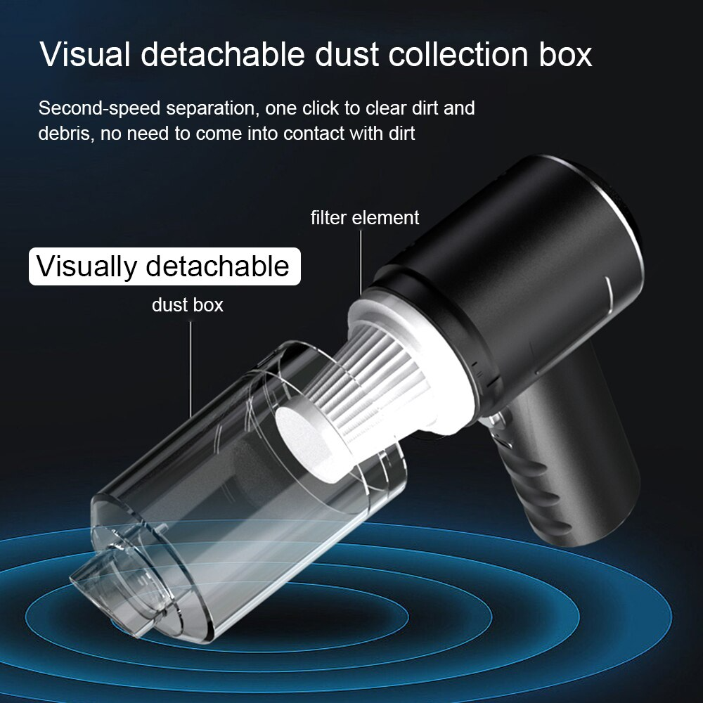 Zenvora™ Mini Cordless Handheld Vacuum