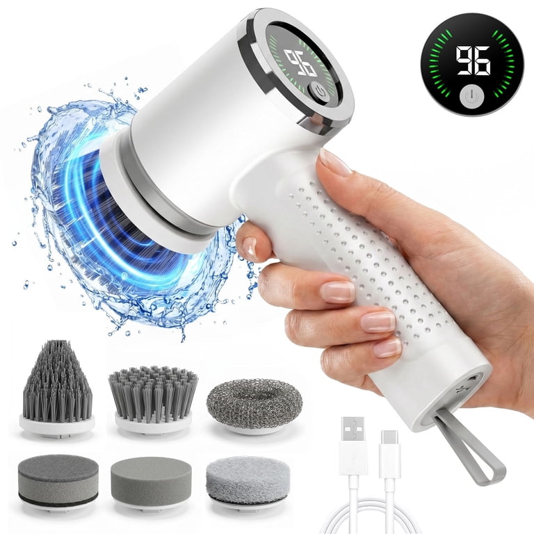 Cordless Handheld Electric Cleaning Brush