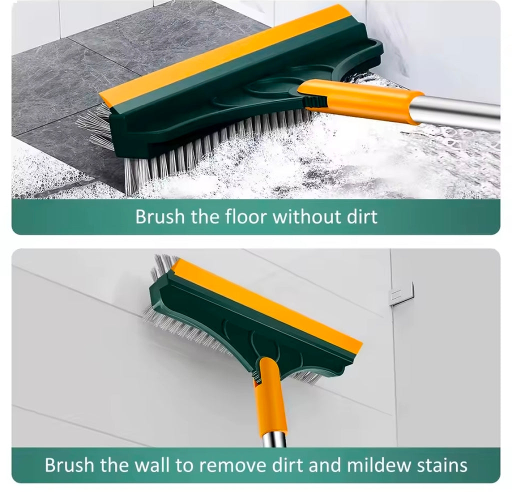 Zenvora™ 3-in-1 V-Shaped Floor & Bathroom Scrub Brush