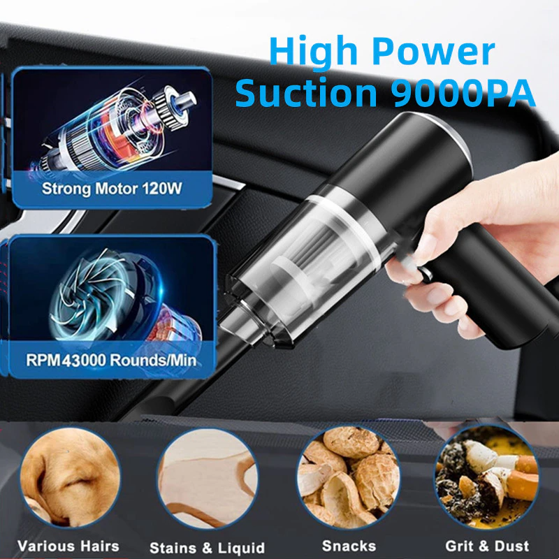 Zenvora™ Mini Cordless Handheld Vacuum