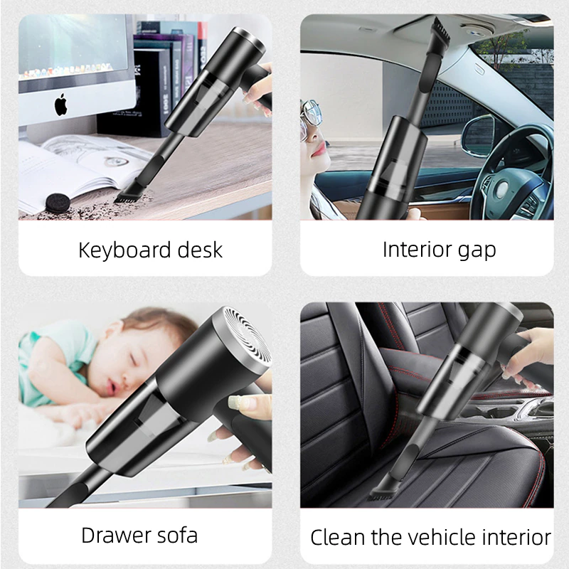 Zenvora™ Mini Cordless Handheld Vacuum