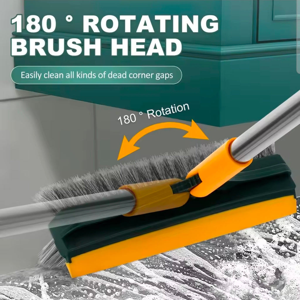 Zenvora™ 3-in-1 V-Shaped Floor & Bathroom Scrub Brush
